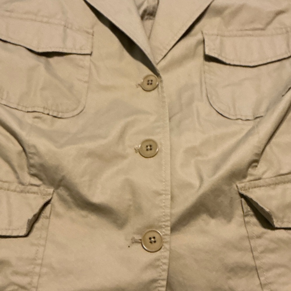 Talbots Tan Utility Jacket - Picture 3 of 6
